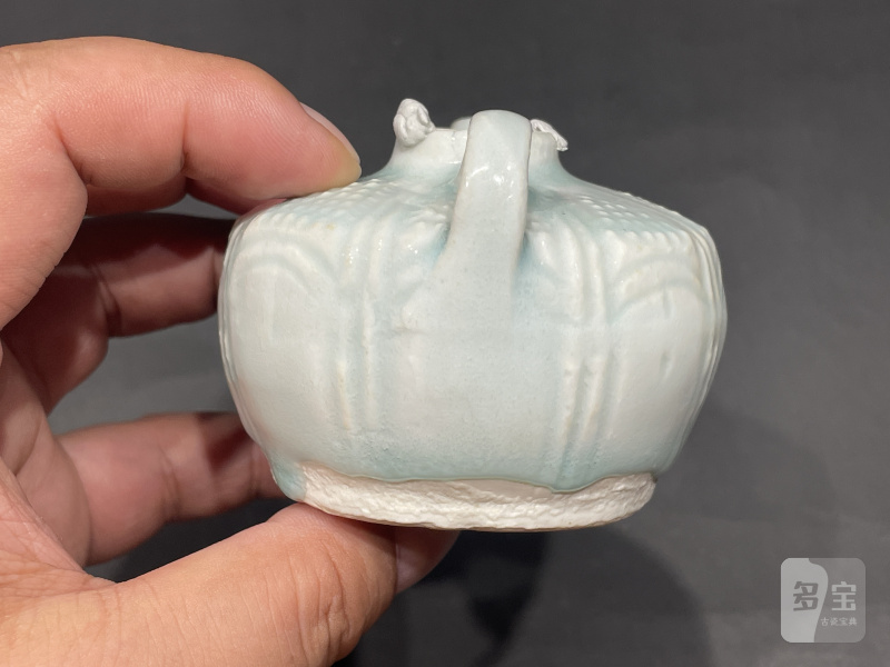 明 湖田窑并蒂莲水注 - 图7
